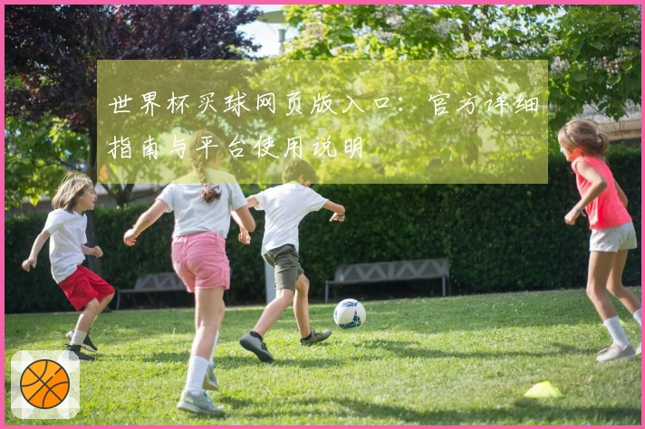 世界杯买球网页版入口：官方详细指南与平台使用说明